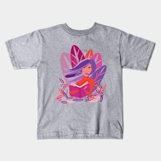 Autumn reader Kids T-Shirt